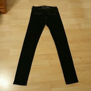 American Eagle Dark Blue Stretch Skinny Jeans
